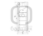 Шкаф холодильный Ариада Aria A700M