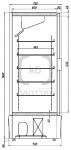 Шкаф холодильный Ариада Рапсодия R700MSW