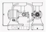 Мясорубка Fama TS 12R (FTSR 107)