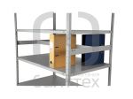 Стеллаж MS Standart 200KD/100x60/4