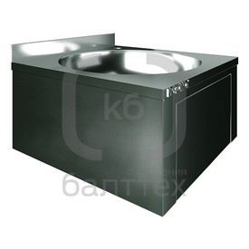 Рукомойник настенный коленный Restoinox РНКX-40/40-Б