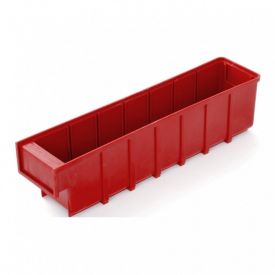 Ящик пластиковый Б 400х92х100 (красный)